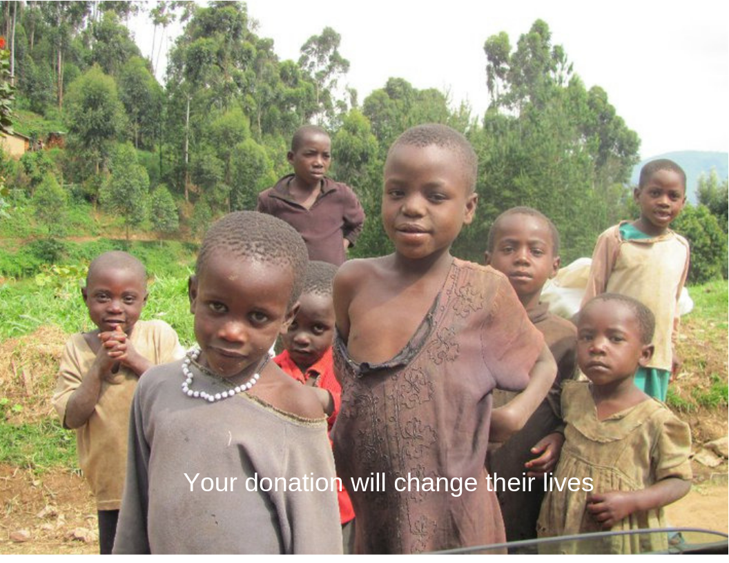 children standing and requesting for donation with shoes to help them fulfill their educational dream-rich alt text