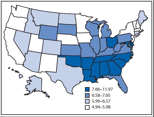 CDC Infant Mortality Statewide