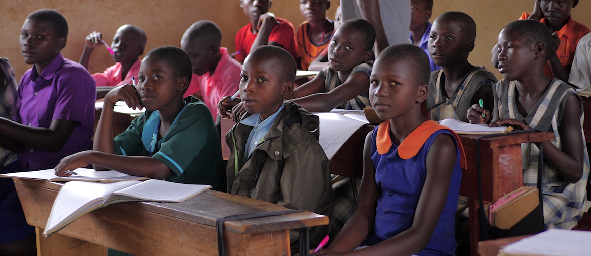 Kids at Nahla Nursery and Primary School