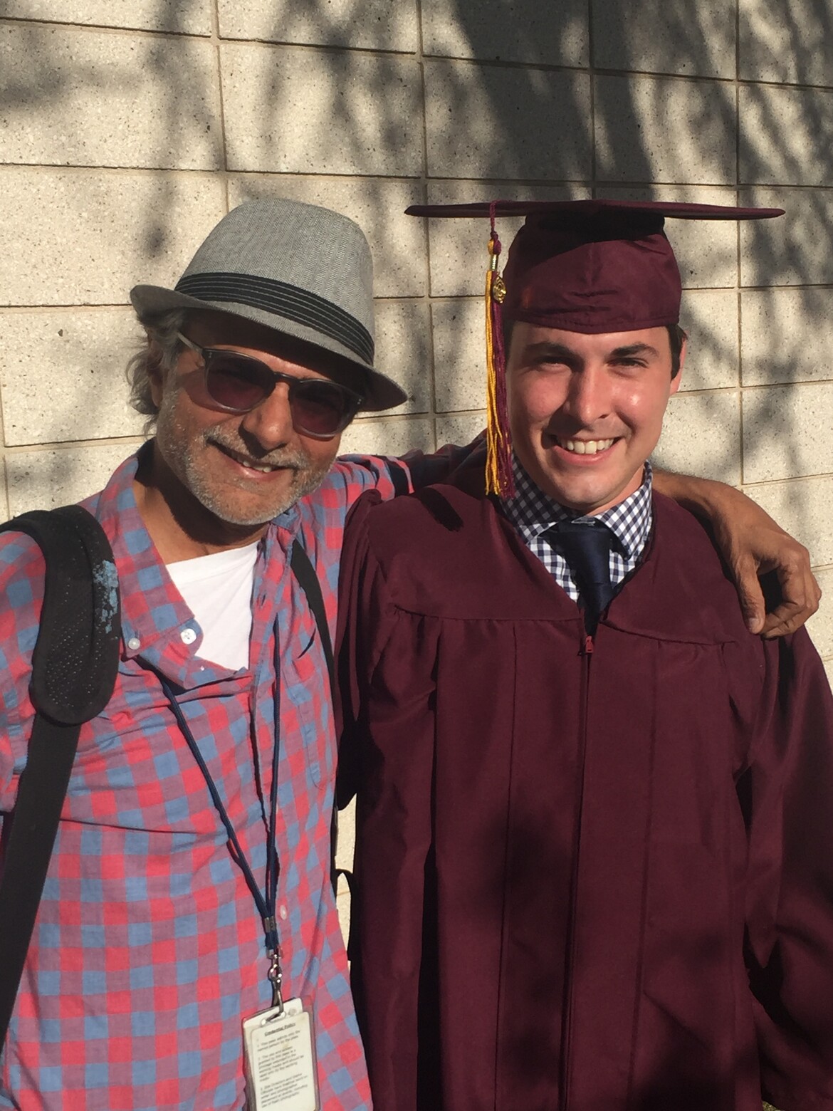 Nick and me at my graduation from the Walter Cronkite School of Journalism in 2017