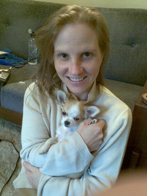 Me and our Chihuahua Sokkies