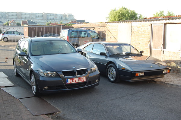 Support car and my Ferrari