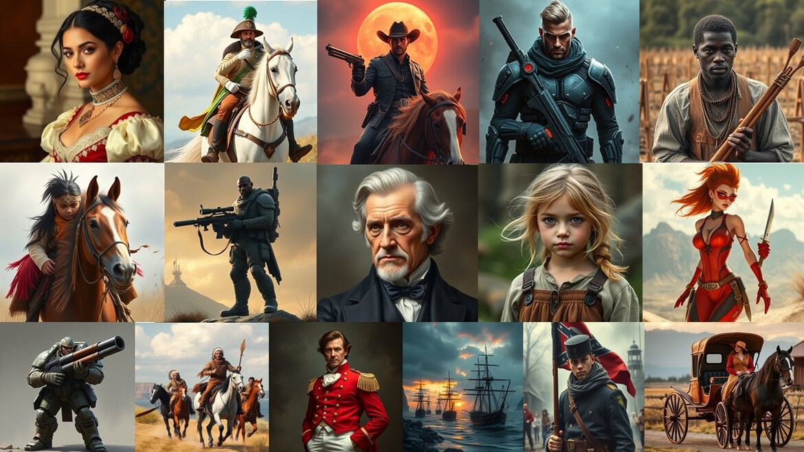 Space Cowboy characters
