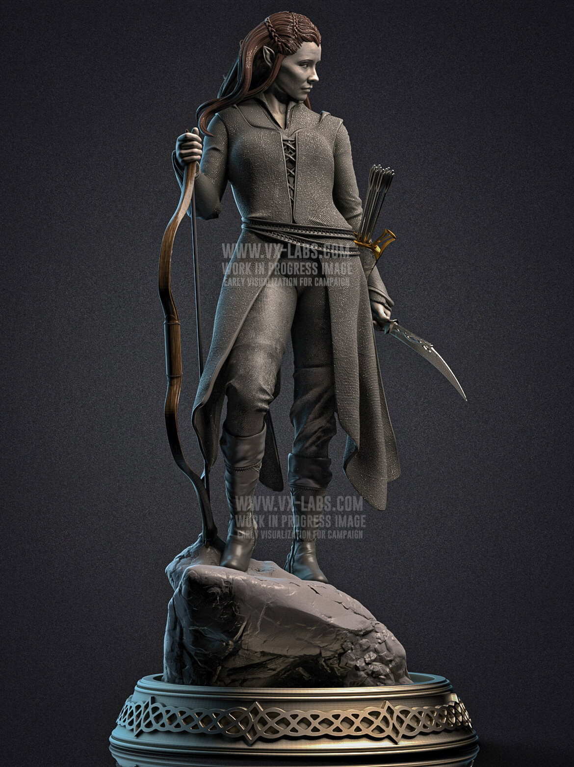 Tauriel 3D Printable STL By VX Labs Tauriel 3D Printable STL By VX Labs