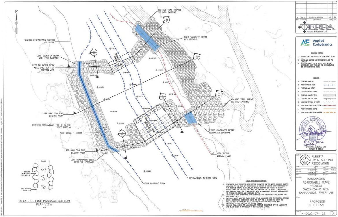 River engineering drawing
