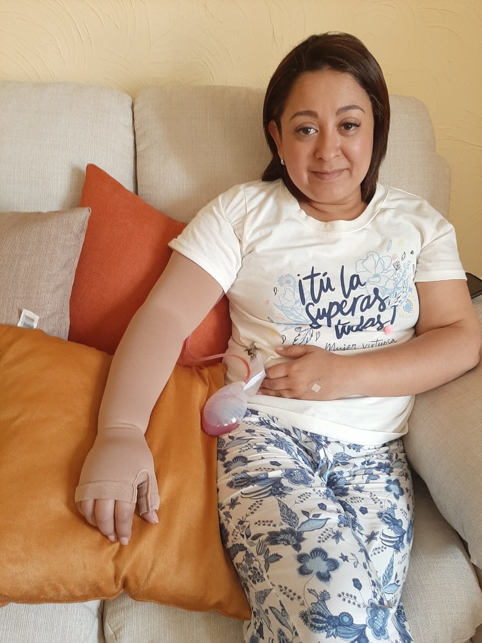 after glands removal surgery