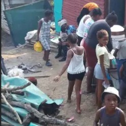 Helping people with food and clothes
