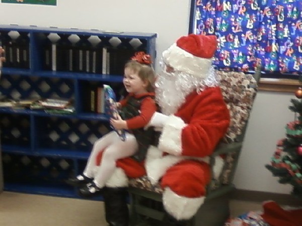 Oscar loved playing Santa every year!