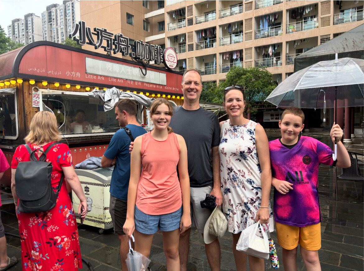 My family visiting Little Ark in Jun 2025