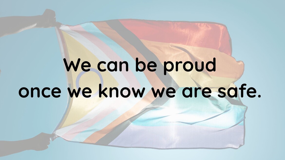 We can be proud once we know we are safe.