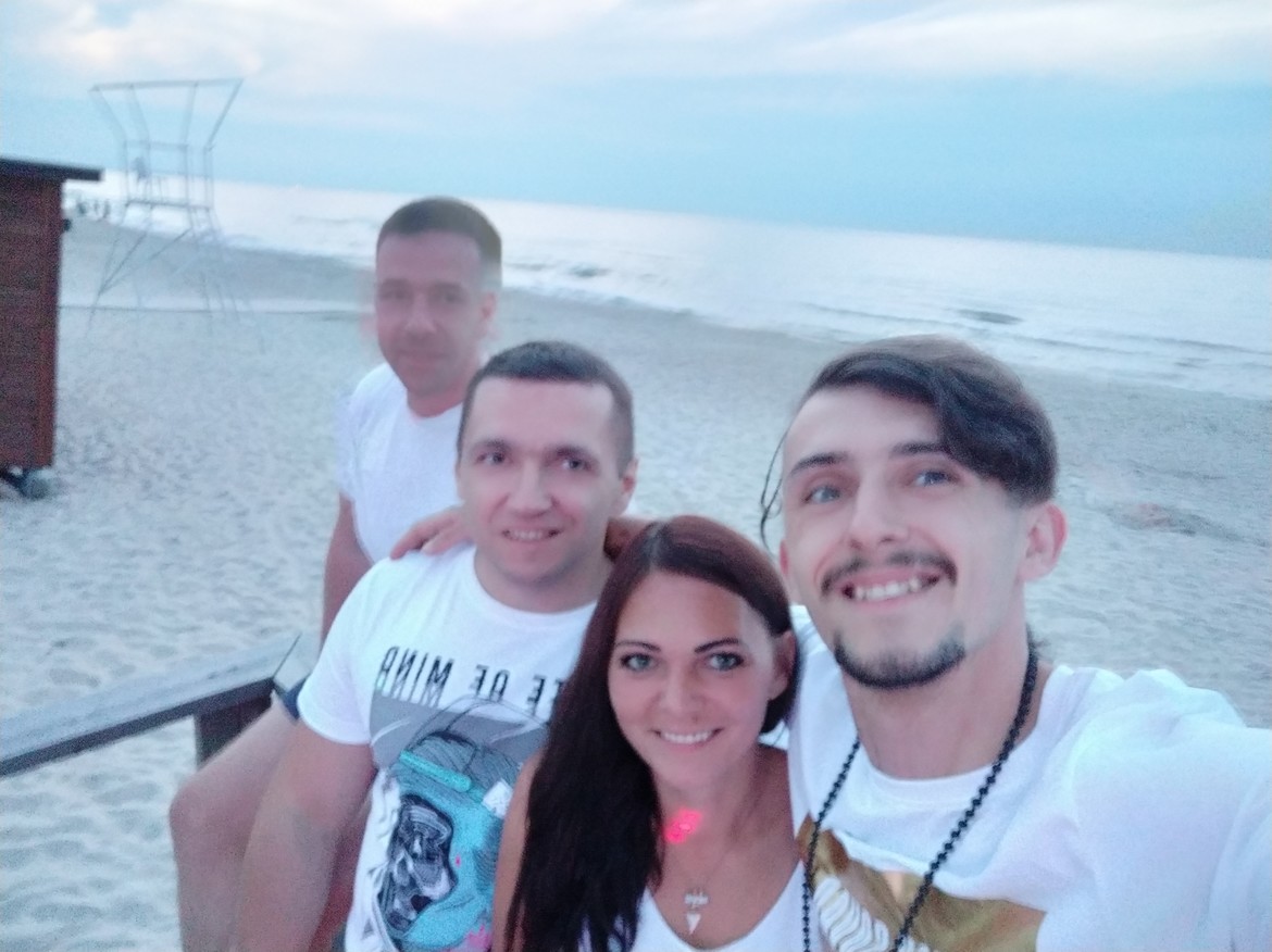 With Rehab staff at NA event