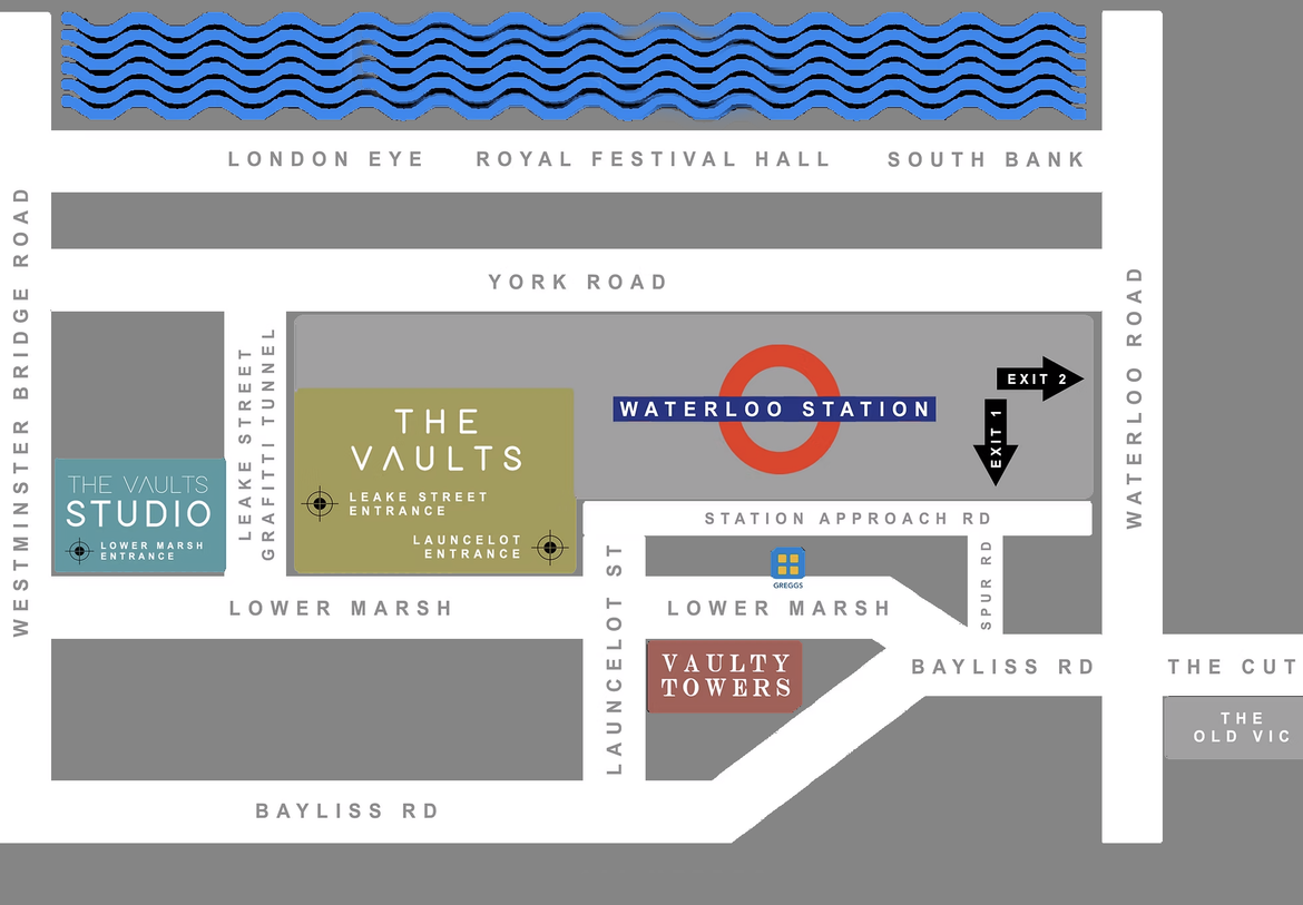 Leake Street Map