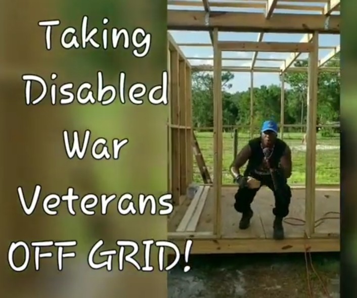 U.S. Marine 3x Iraq War Vet making Homeless Veterans Camp Shelters by