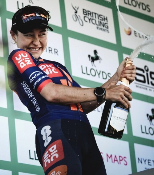 Mara Roldan, Riding for WTW Picnic Post, 2024 Cynisca Alumnae (PC: @lapierrewomen)