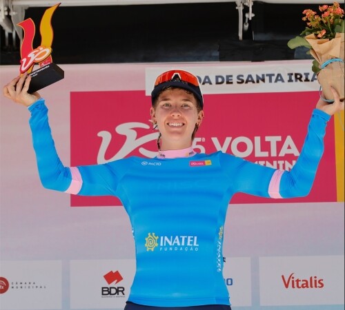 Natalie Quinn, 1st overall QOM, Tour of Portugal 2025
