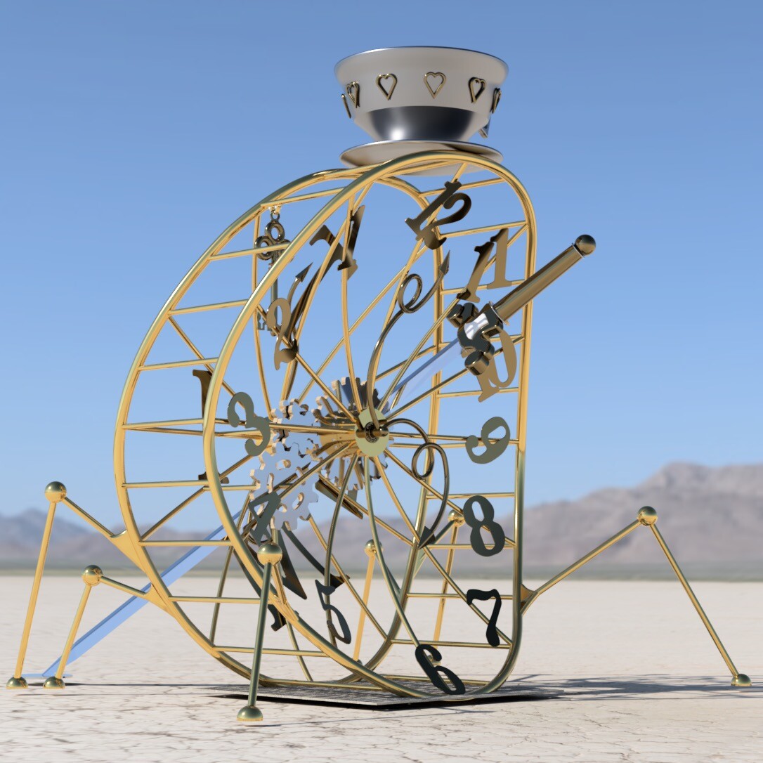 THE END OF TIME - BURNING MAN 2024 by Andrea Greenlees