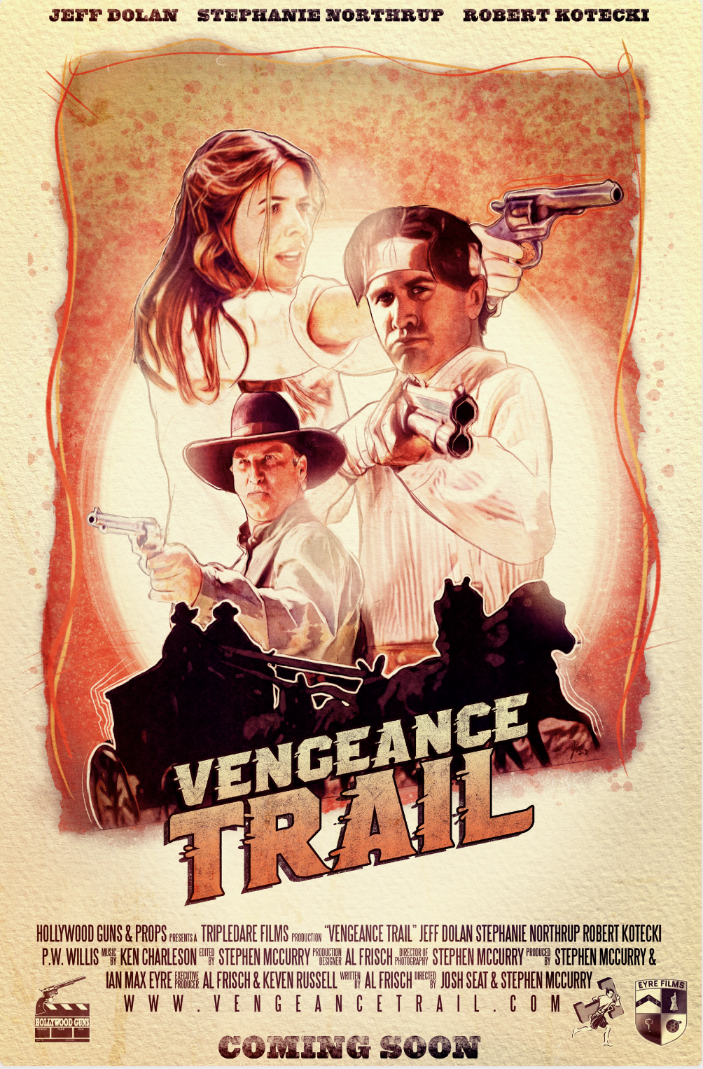 Vengeance Trail poster by James Burns