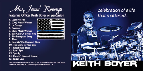 Keith Boyer Commemorative CD - Limited Quantity