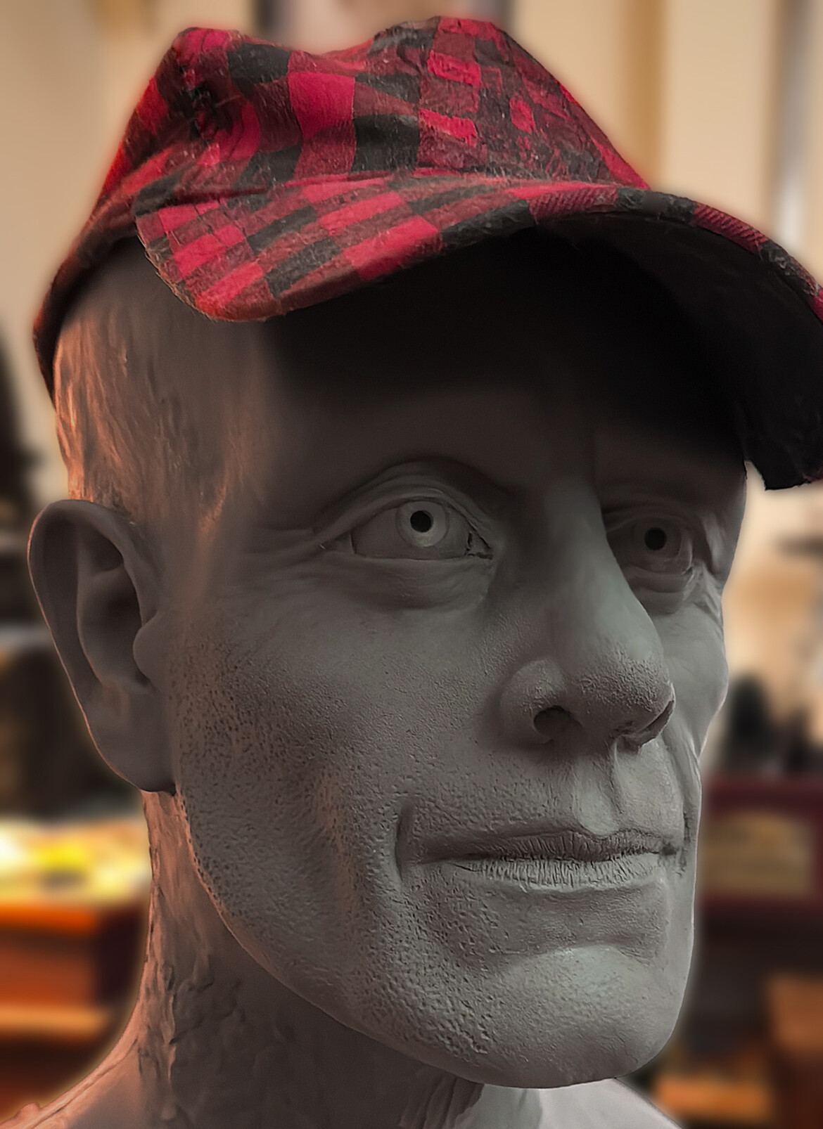Ed bust with partial texture