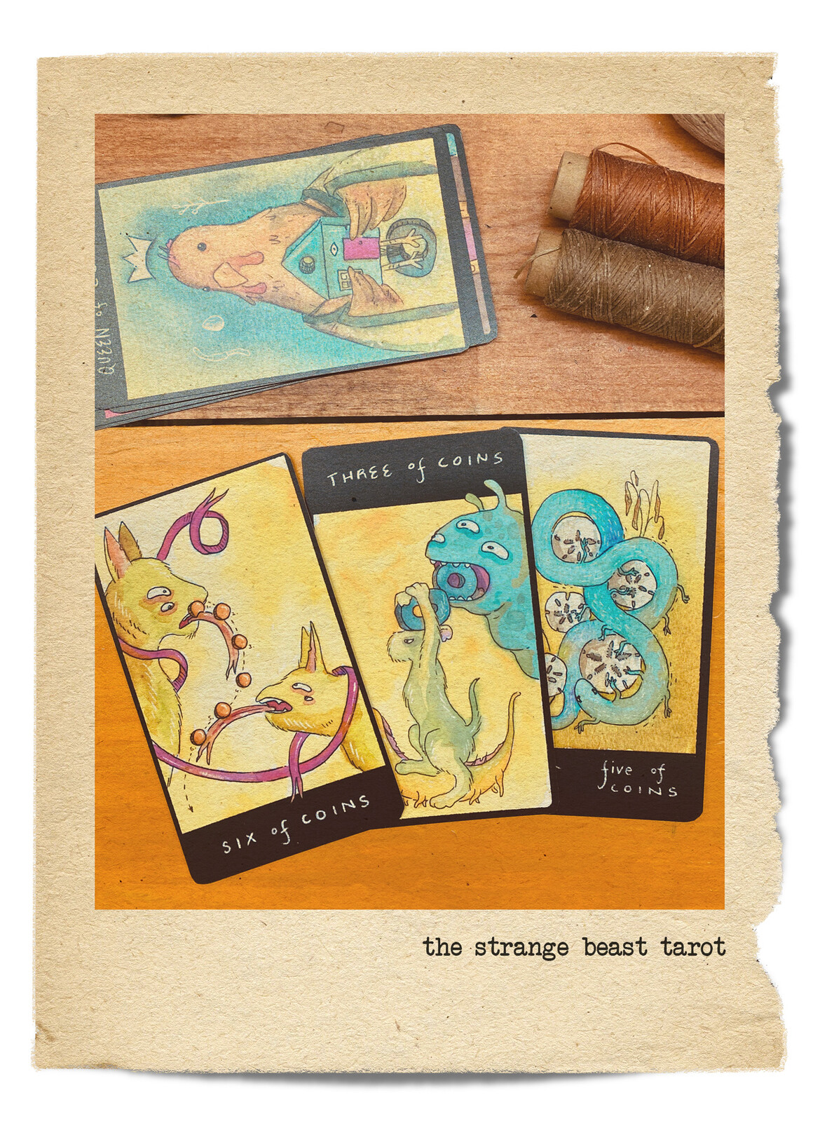 Miniature Tarot Card Printable - Printable Mini Tarot Cards