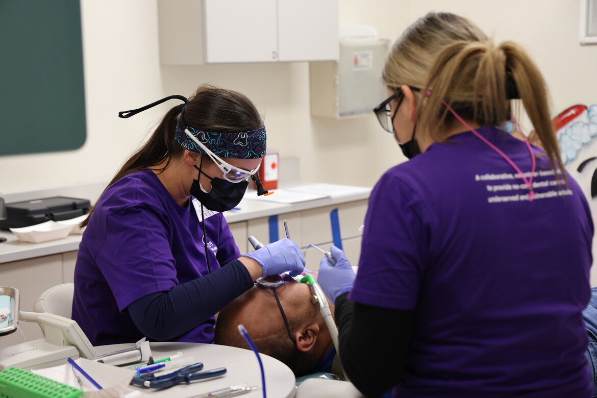 A Patient Getting Needed Dental Help