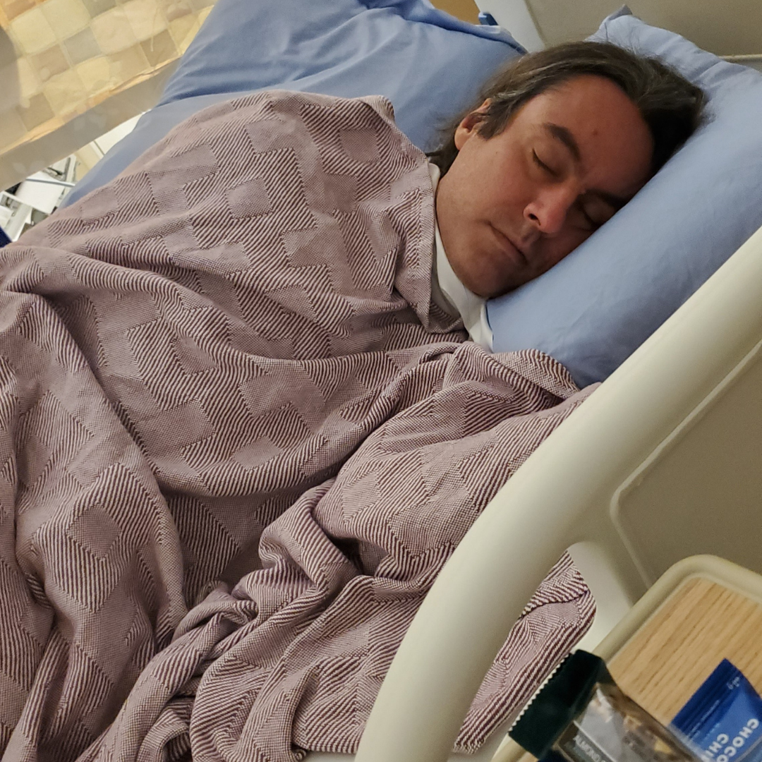 Geoff in the hospital