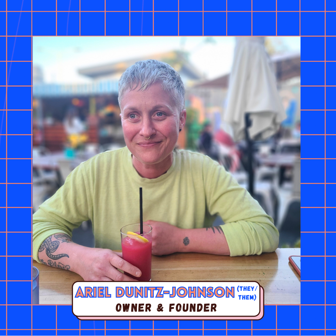 Ariel brings decades of experience as an artist, community builder, curator, and entrepreneur. They've worked in recipe development & small batch production, and as a professional illustrator and curator spotlighting other creators through art shows and p