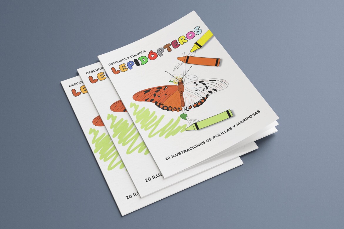 Mockup coloring book