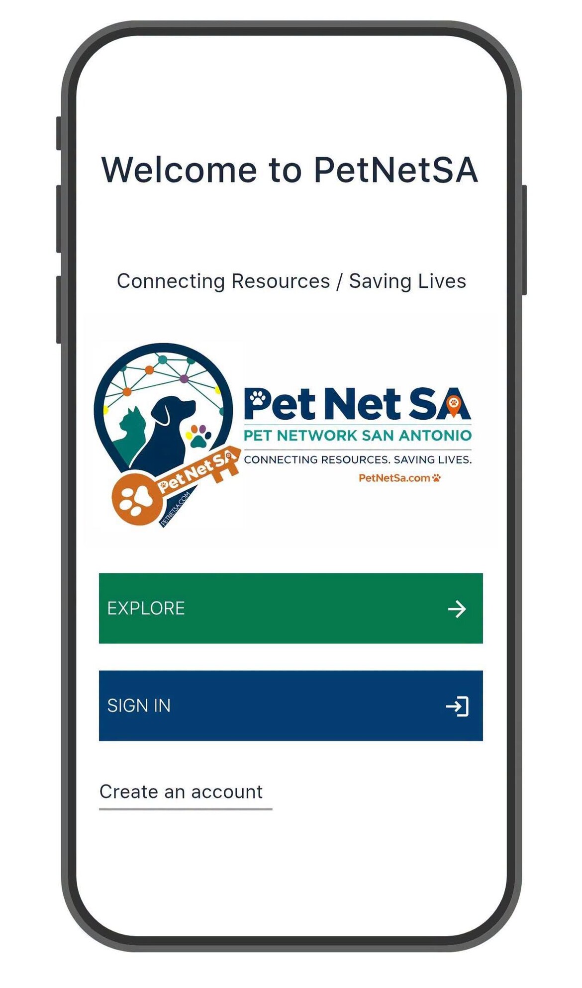 PetNetSA App Screen