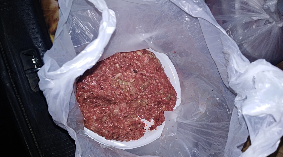 Minced chicken distributed in far places