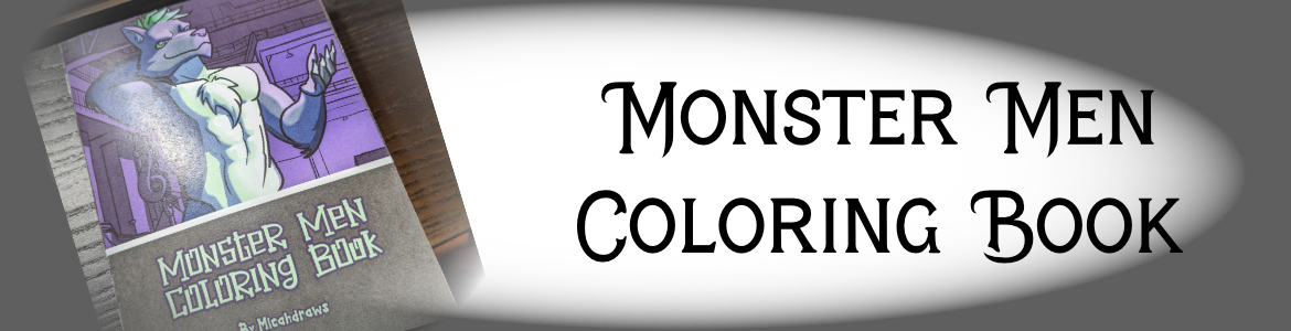 Monster Men Coloring Book