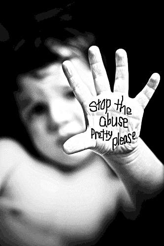 Say no to child abuse.