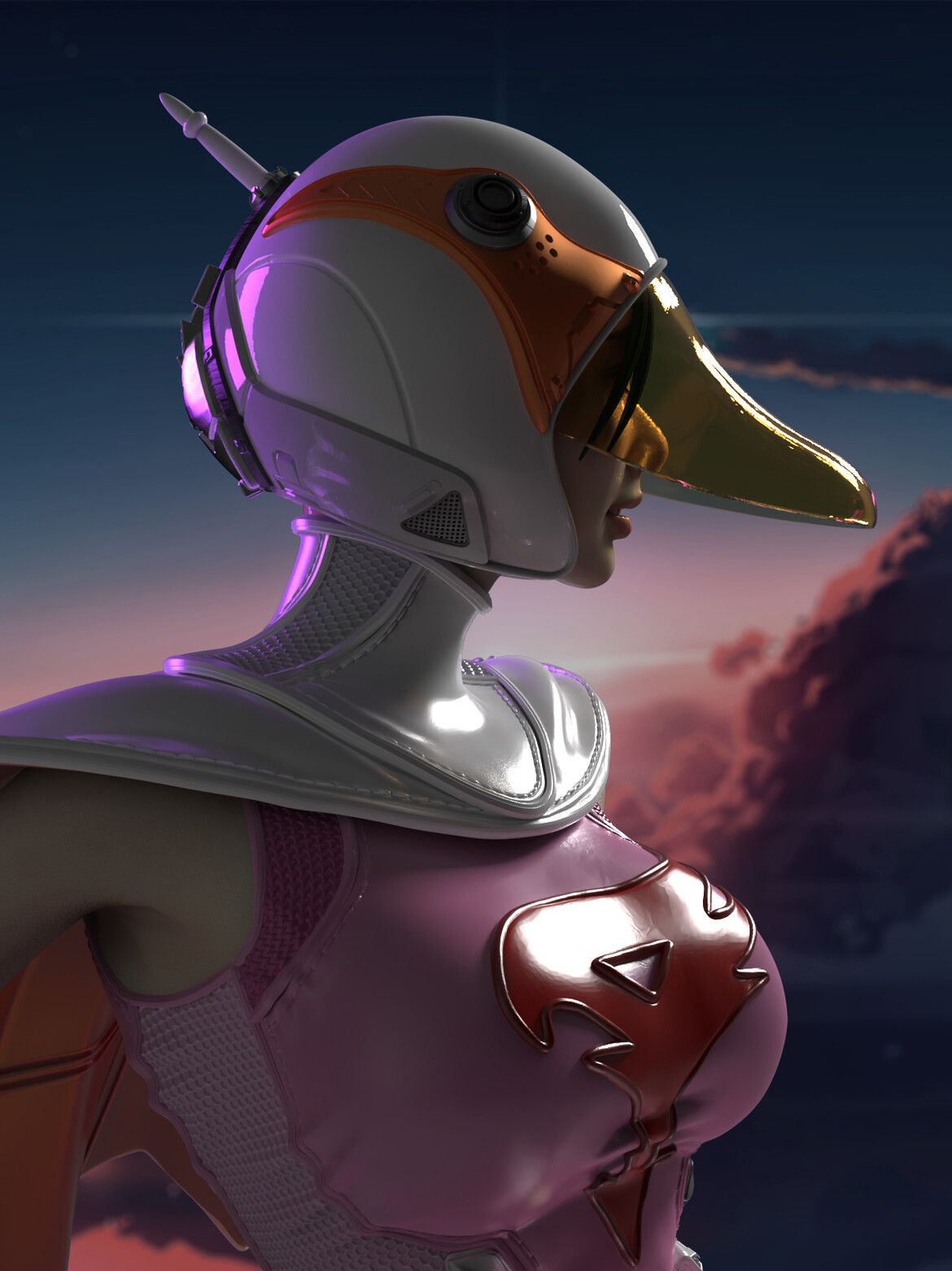 Jun of Gatchaman 3D STL by Edward.J