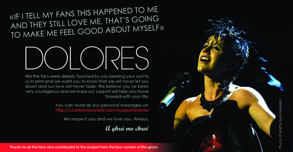 Support Dolores advert