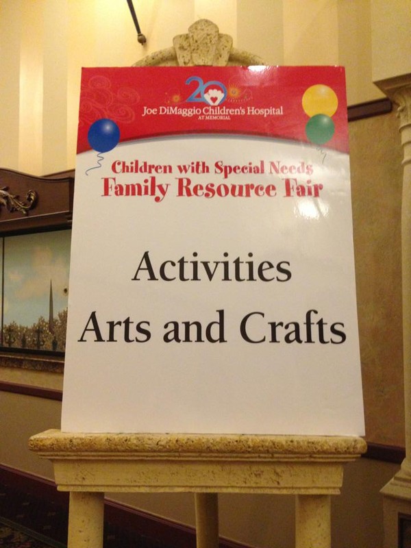Joe Dimaggio Children with Special Needs Resource Fair 9/28/13