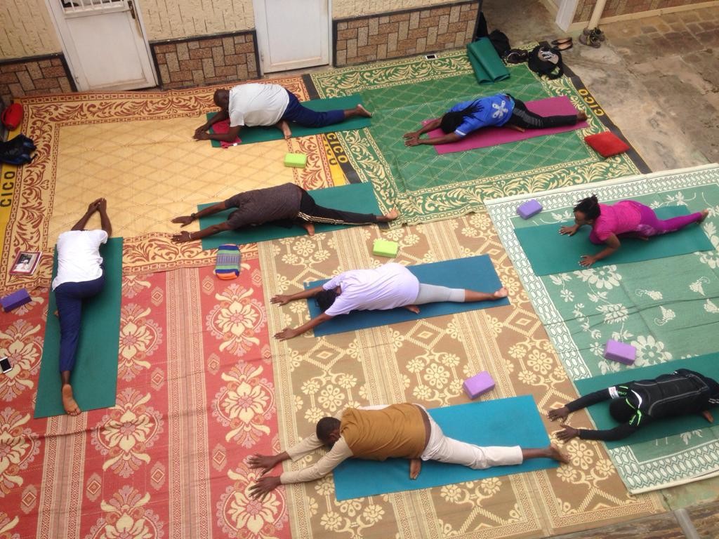 Outdoor Kundalini Yoga class