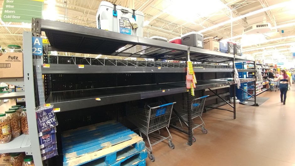 Our Situation Resembles Our Local Wal-Mart before Evacuation