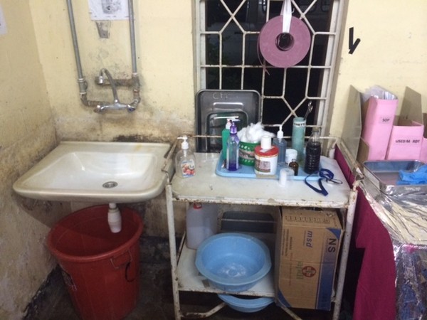 Aseptic Cleaning Station in Mt. Meru ER